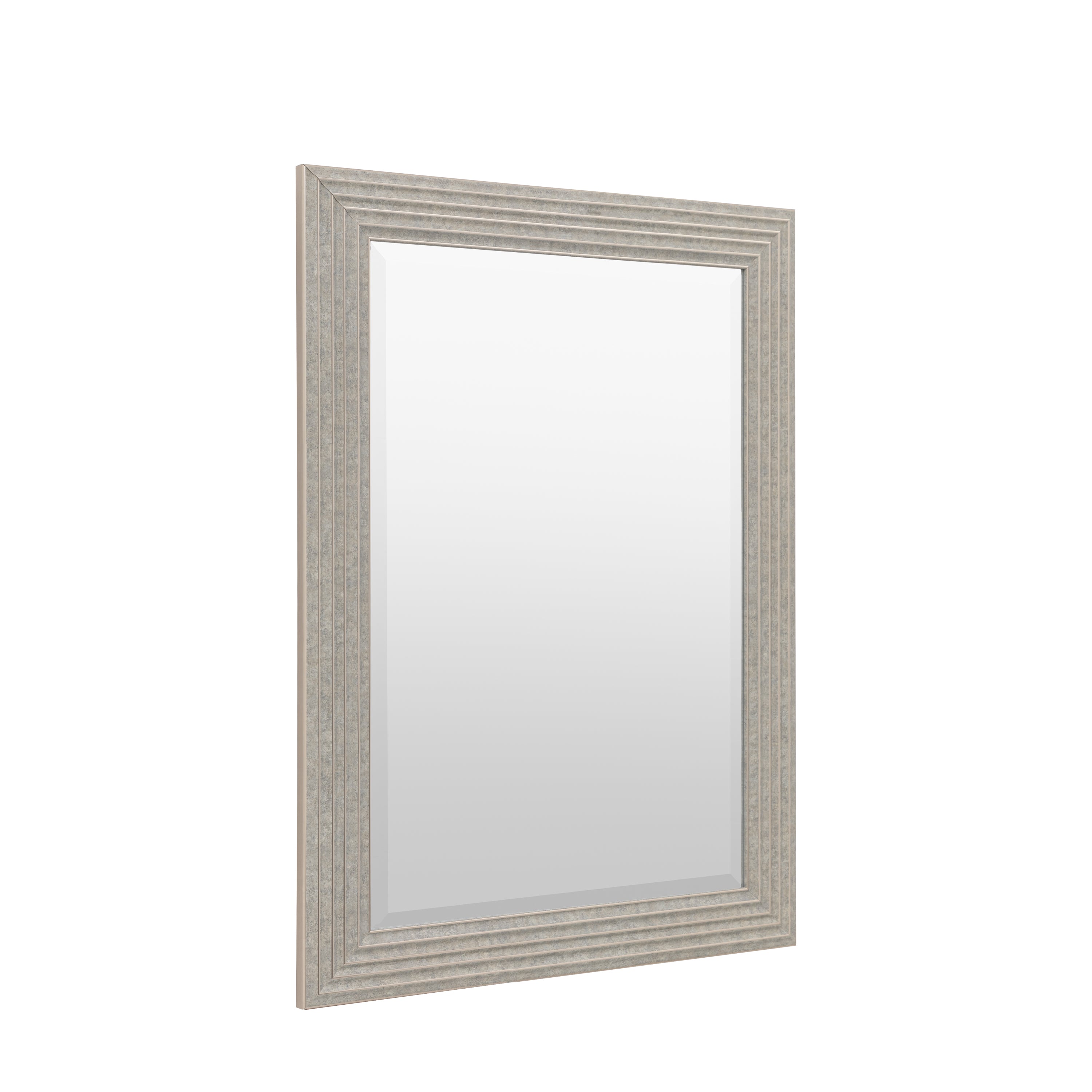 Santiago Rustic Silver Rectangle Wall Mirror
